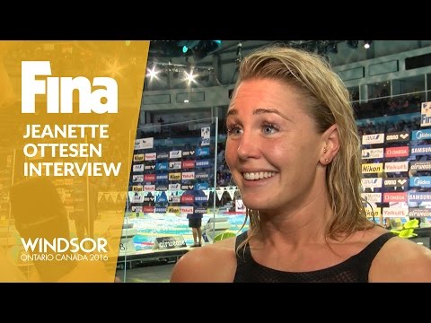 Jeanette Ottesen | Interview | Winner of Women's 50m Butterfly | Windsor 2016