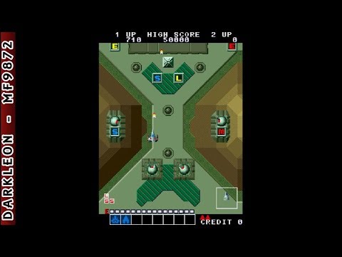 ASO - Armored Scrum Object © 1985 SNK - Arcade Gameplay