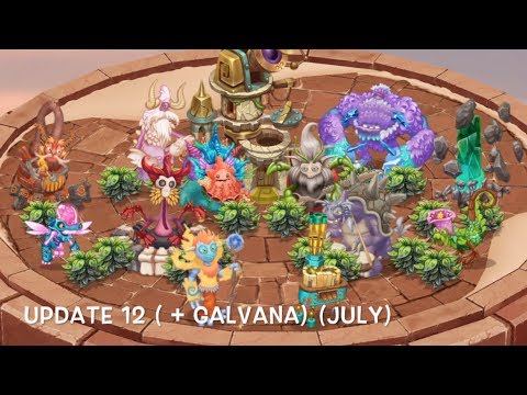 Starhenge Evolution - Update 1-12 Full Songs (My Singing Monsters: Dawn of Fire)