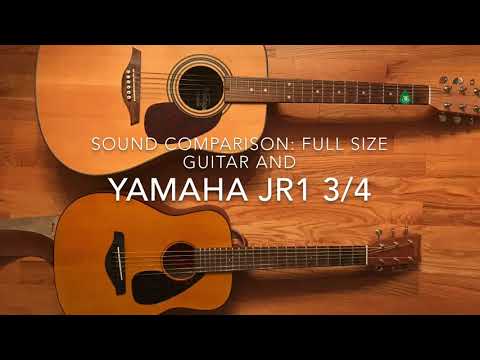 Yamaha JR1 3/4 Guitar vs Full size Guitar #offgridtv