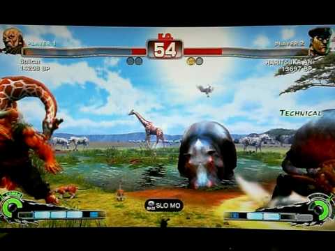 HARITSUKA AN [Bison] vs Bullcat [Gouken] SUPER STREET FIGHTER 4 - Japanese Online Ranked Matches