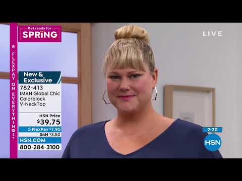 HSN | IMAN Global Chic Fashions 03.12.2022 - 03 PM