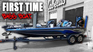 FIRST Time on my NEW Bass BOAT!!!  (I am IMPRESSED)