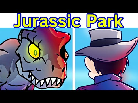 Friday Night Funkin' VS Jurassic Park: T-Rex Breakout (FNF Mod/Hard) (Tyrannosaurus/Dinosaurs)