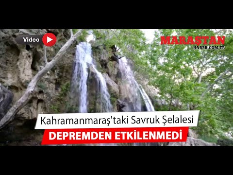 Kahramanmaraş'taki Savruk Şelalesi Depremden Etkilenmedi