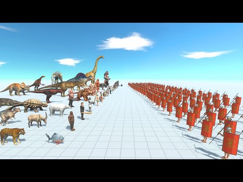 100x Romanus vs Every Faction - Animal Revolt Battle Simulator