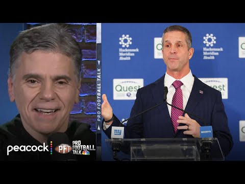 John Harbaugh already making changes with New York Giants | Pro Football Talk | NFL on NBC