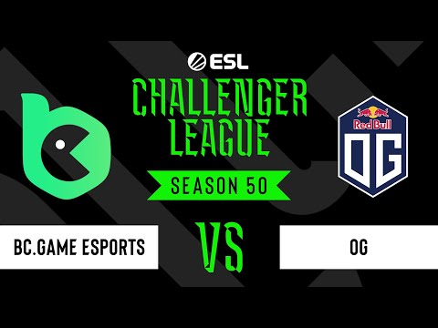 LIVE: BC.Game Esports vs OG - ESL Challenger League - Season 50 EU