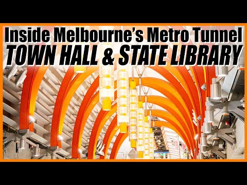 Metro Tunnel CBD Station Tour // Town Hall & State Library!