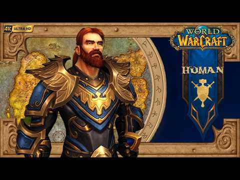 Human | Intro Cinematic & Music | Alliance Core Race | World of Warcraft Vanilla 4K