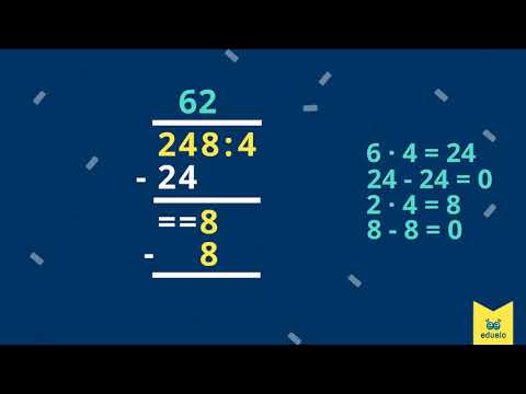 Dzielenie pisemne – Matematyka, Klasa IV - Eduelo.pl