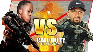 COD 4 Gun Game 1v1 Against Annoying Little Bro! - Call of Duty Black Ops 4 Gameplay