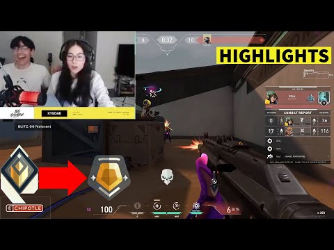 Tenz Smurfing In Gold Lobby With Girlfriend Kyedae in Valorant