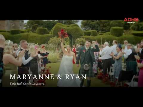 Maryanne & Ryan wedding film, Earls Hall Castle, Leuchars