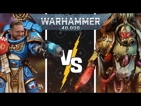 Space Marines vs Death Guard with BRICKY! | Warhammer 40k Battle Report