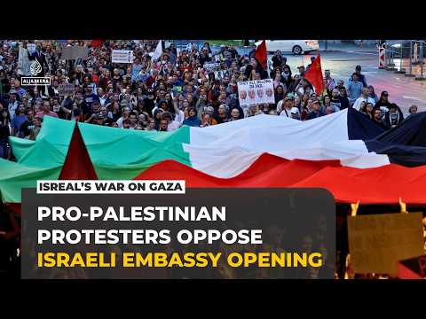 Slovenians protest Israeli embassy opening in Ljubljana over Gaza genocide