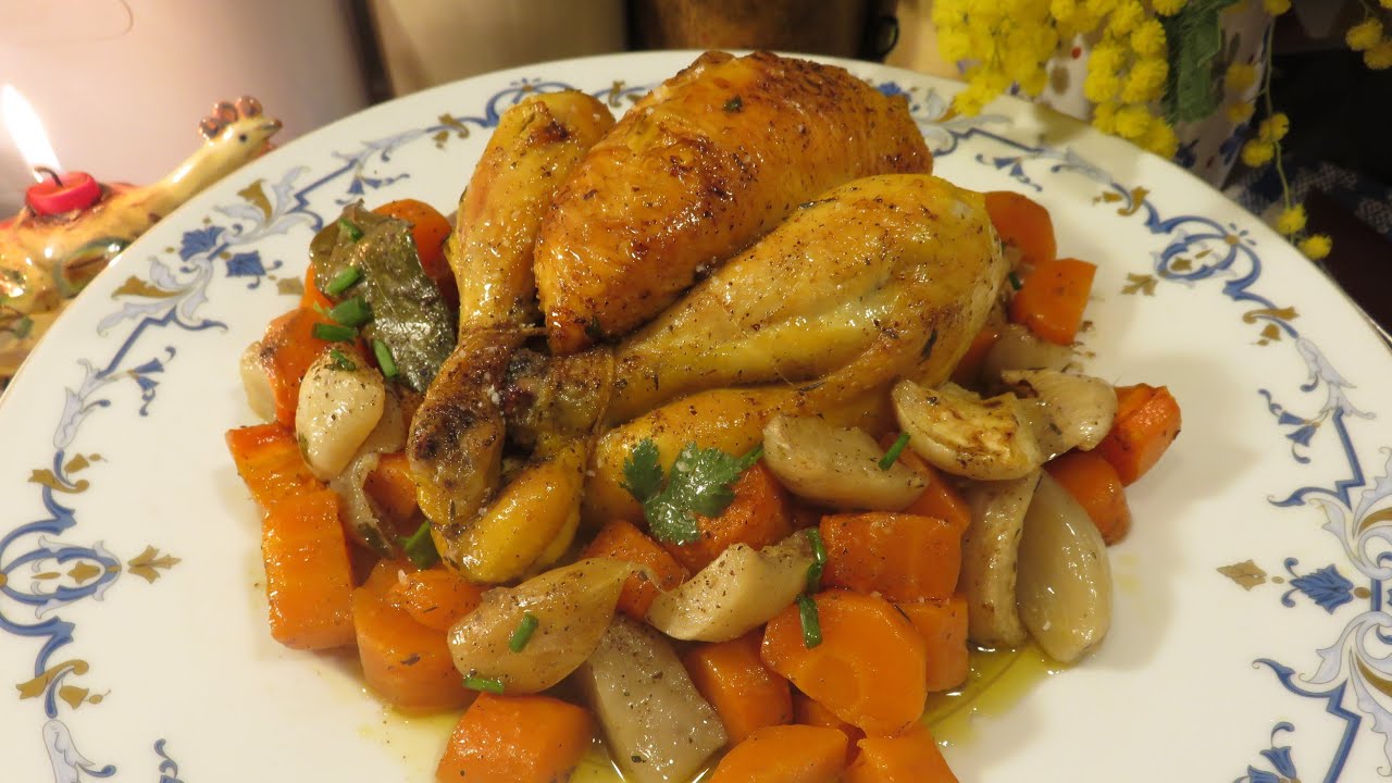 MON COQUELET FERMIER RÔTI au four - Mère Mitraille - Très simple à cuisiner - Gourmandises TV