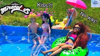 POOL Party Miraculous Ladybug Swimming floaties - swim - water fun - splash Doll Episode Season 2