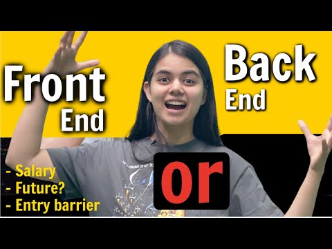 Front End vs Back End - Which one is good for you ?
