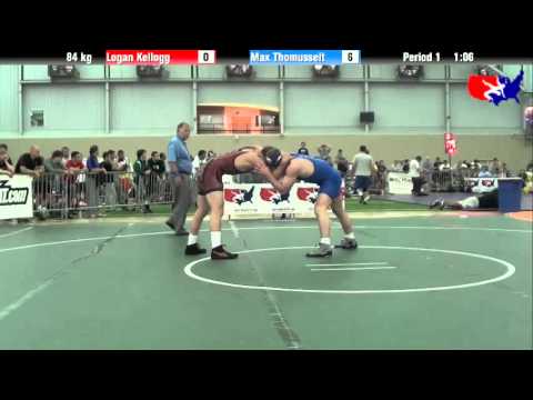 Logan Kellogg vs. Max Thomusseit at 2013 ASICS University Nationals - FS