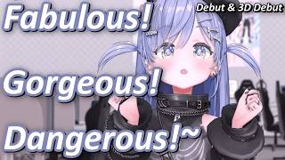 Fabulous, Gorgeous, Dangerous? Always has been! (Debt + 3D Debut compilation) Yano Kuromu from Vspo!