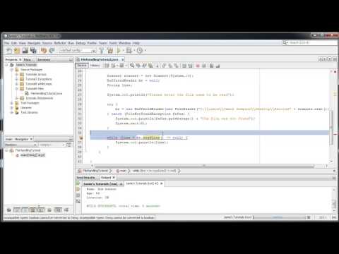 Java Tutorial 9 - Reading text files with BufferedReader