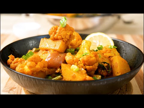 Chickpeas Cauliflower and Potato Curry | Chickpeas Curry Recipe