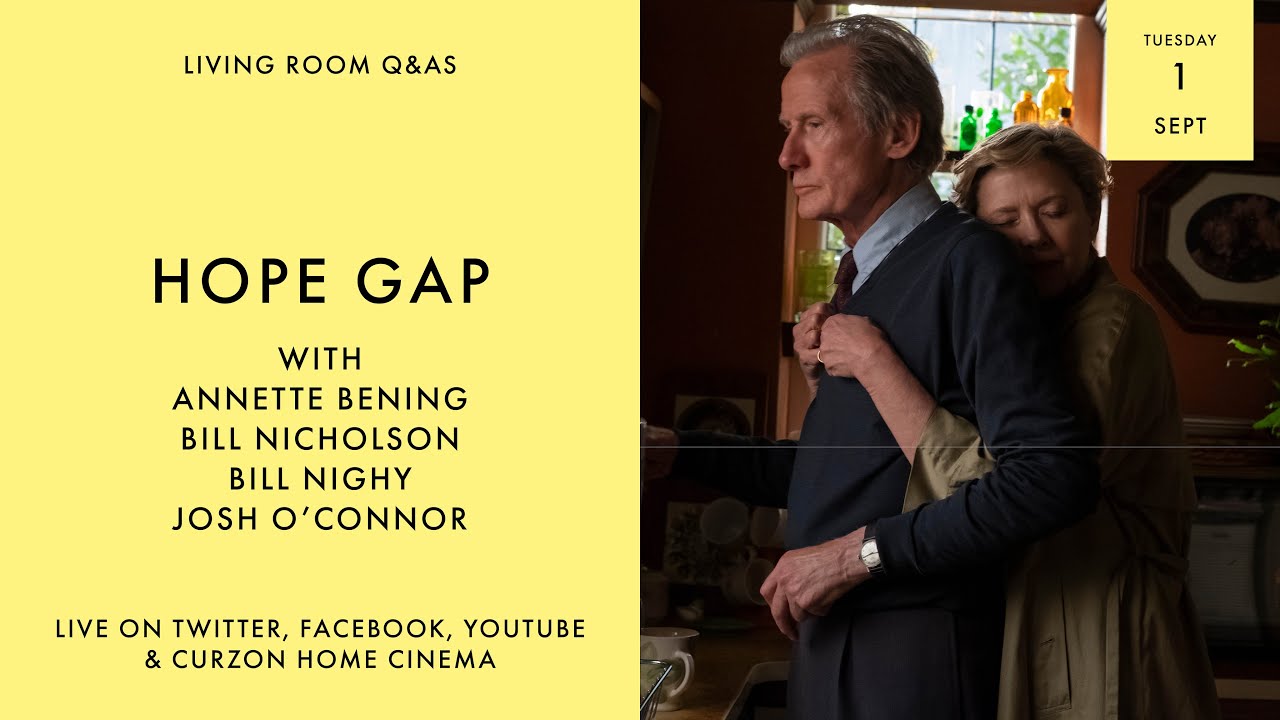 LIVING ROOM Q&As: Hope Gap with Annette Bening, Bill Nighy, Josh O'Connor and William Nicholson