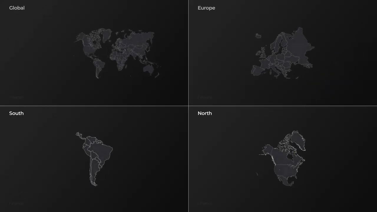 Modern World Map Infographics - Infographics | After Effect Template