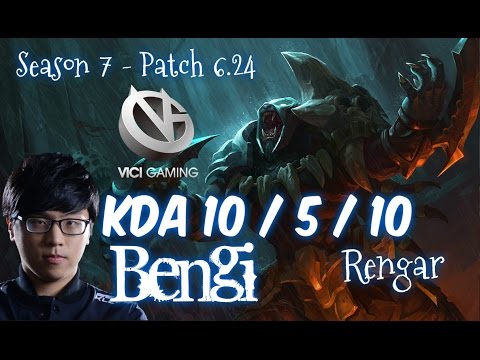 VG Bengi RENGAR vs WUKONG Jungle - Patch 6.24 KR Ranked