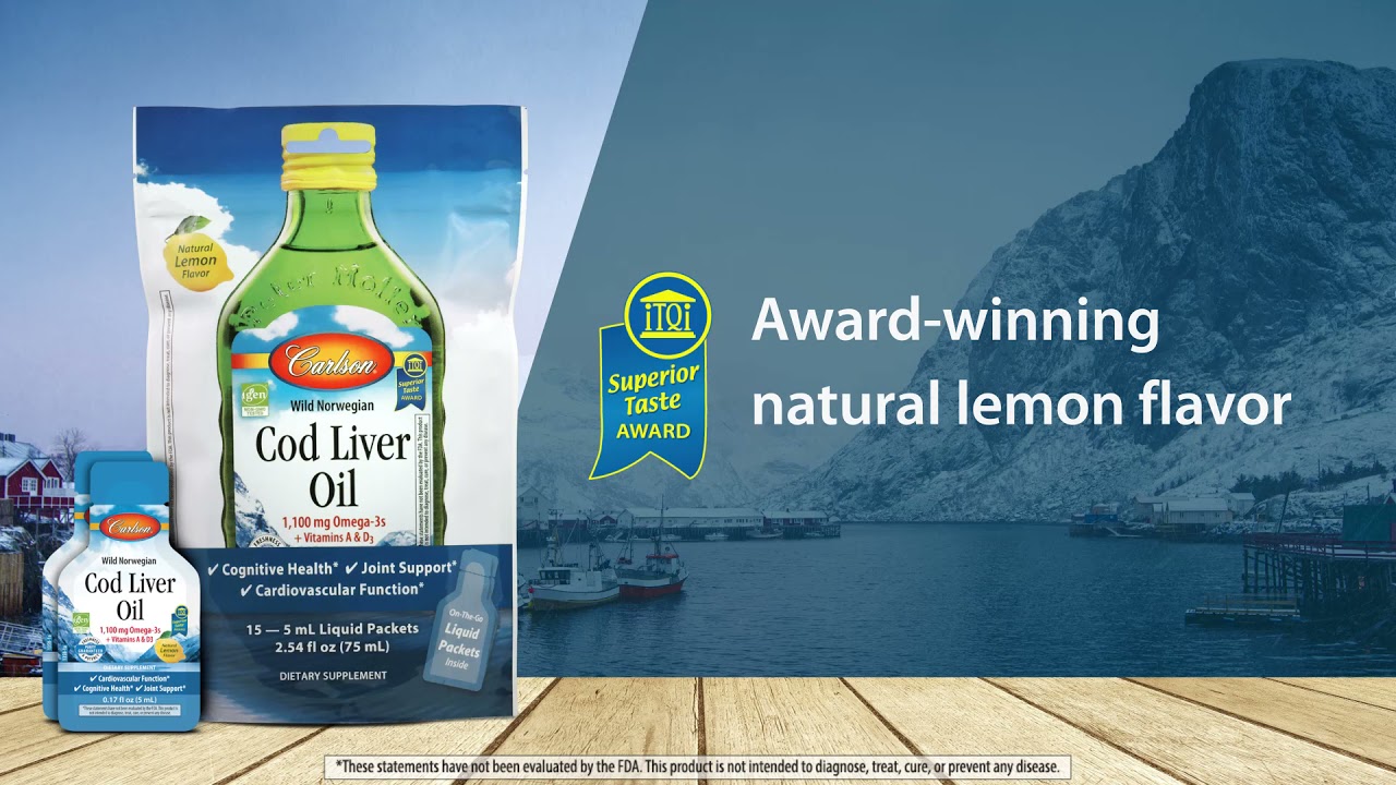 Cod Liver Oil, Pouch of Packets