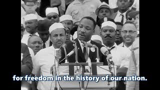 I have a dream - surely the greatest vision ever filmed