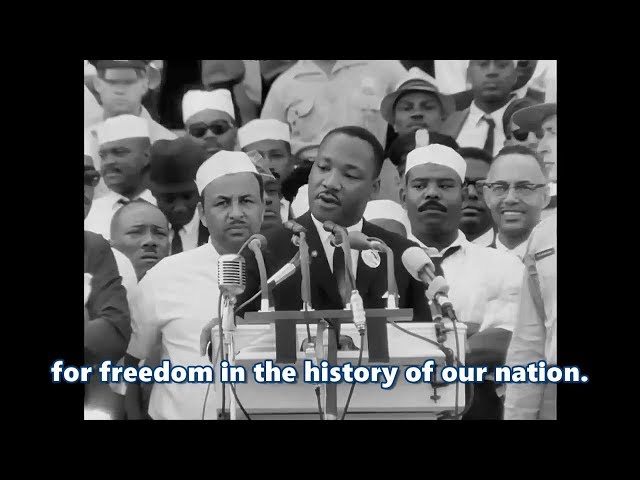 Pronúncia de vídeo de martin luther king em Inglês