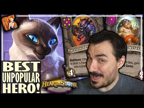 BIGGLES IS THE BEST HERO NOBODY PLAYS! - Hearthstone Battlegrounds