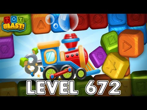 Toy Blast Level 672 | (No Boosters)