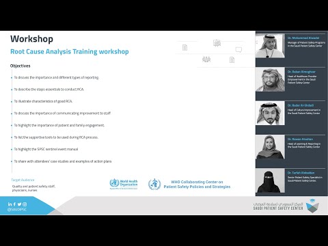 Root Cause Analysis Training Workshop