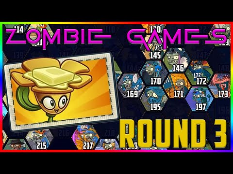 The Zombie Games - Round 3 - Buttercup Challenge - Plants vs Zombies 2 MOD