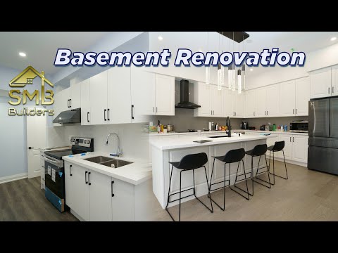Basement Renovation Project in Whitby Ontario SMB Builders