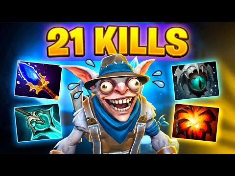 21 Kills Master Of Meepo !! Meepo Dota 2 Mid Lane New Meta Pro Gameplay Guide Build 7.40