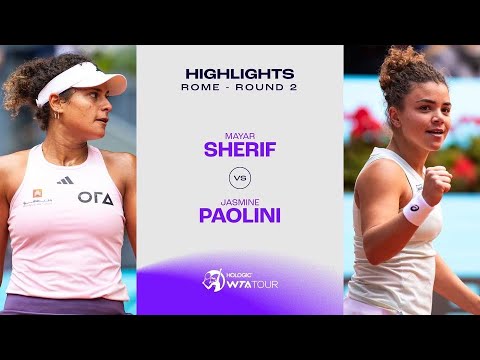Mayar Sherif vs. Jasmine Paolini | 2024 Rome Round 2 | WTA Match Highlights