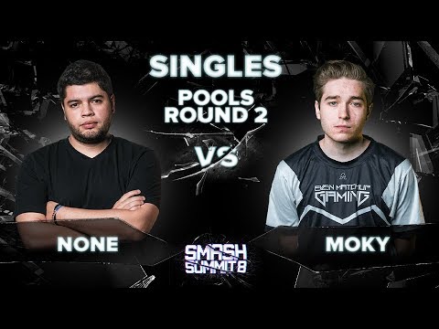n0ne vs moky - Melee Singles: Pools Round 2 - Smash Summit 8 | Captain Falcon vs Fox