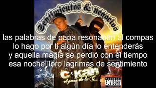 Lagrimas-C kan (Letra Oficial)