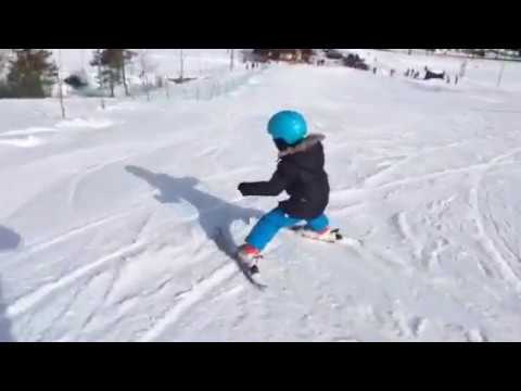 Staśko na nartach. Pierwszy raz na dużym wyciągu