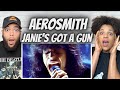 FIRST TIME HEARING Aerosmith Janies Got A Gun REACTION