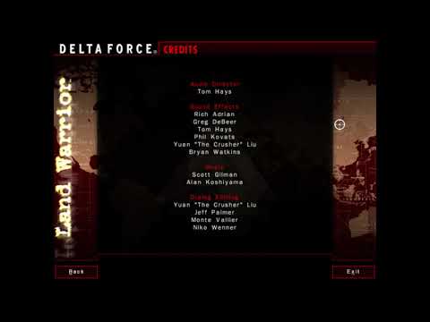 Delta Force: Land Warrior (Credits) (Windows)