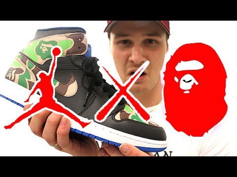 $30,000 BAPE AIR JORDAN SNEAKER COLLAB PICKUP. FIRST LOOK!