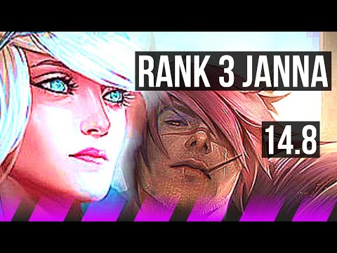 JANNA & Smolder vs SETT & Cassiopeia (SUP) | Rank 3 Janna, 2/1/8 | KR Challenger | 14.8