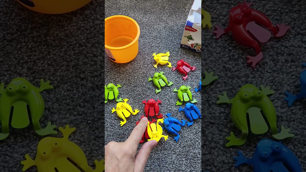 Jumping Frogs Game for young kids #frog #froggame #kidsgames