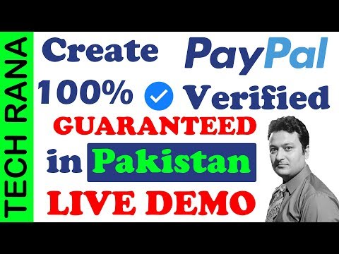 How to Create PayPal Account in Pakistan (Urdu Hindi) Video