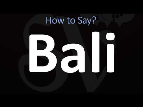 How to Pronounce BALI? (CORRECTLY)